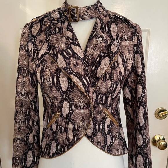 SHEIN Jackets & Blazers - Snakeskin Blazer/Jacket